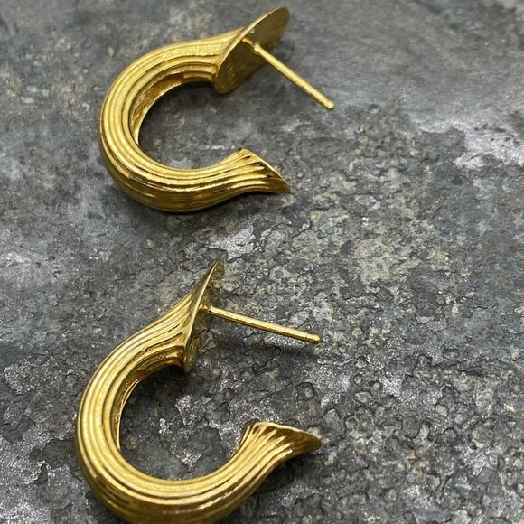 New Anthropologie x MM Druck Teja Hoop Earrings - Picture 5 of 13